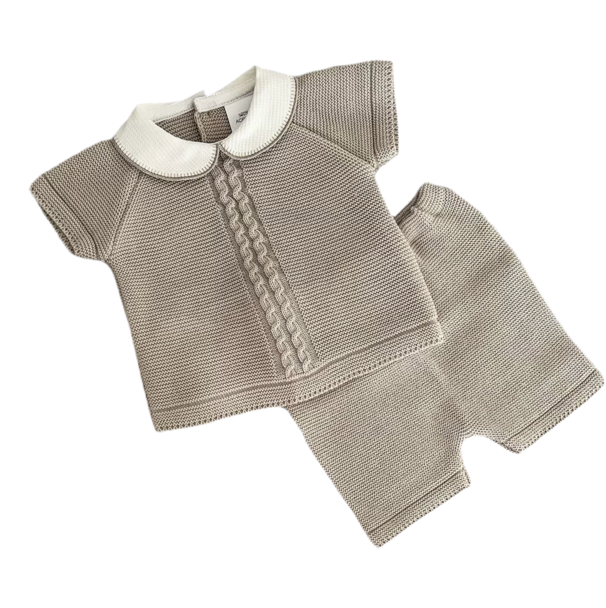 Baby boys knitted top & shorts