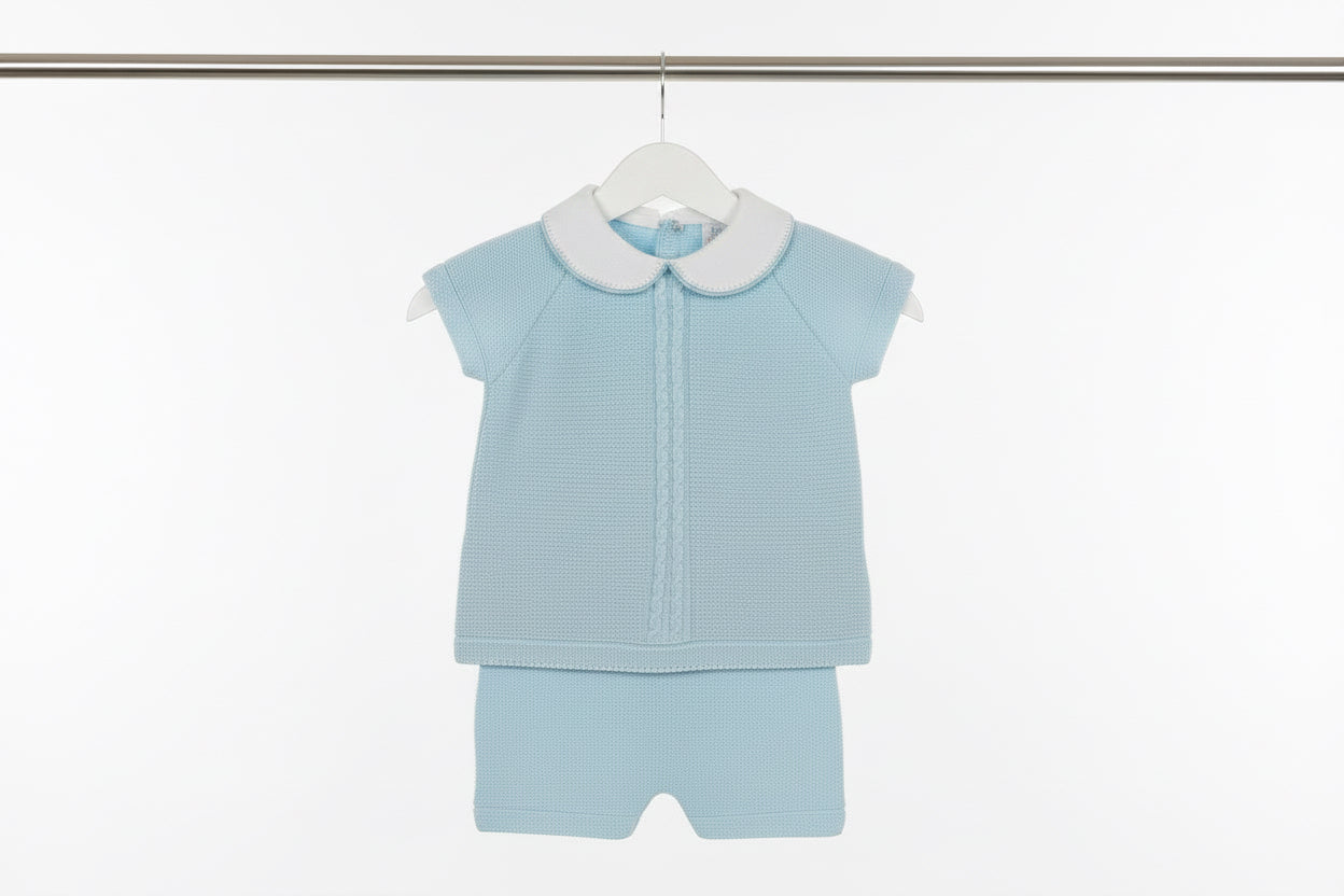 Baby boys cable knit set
