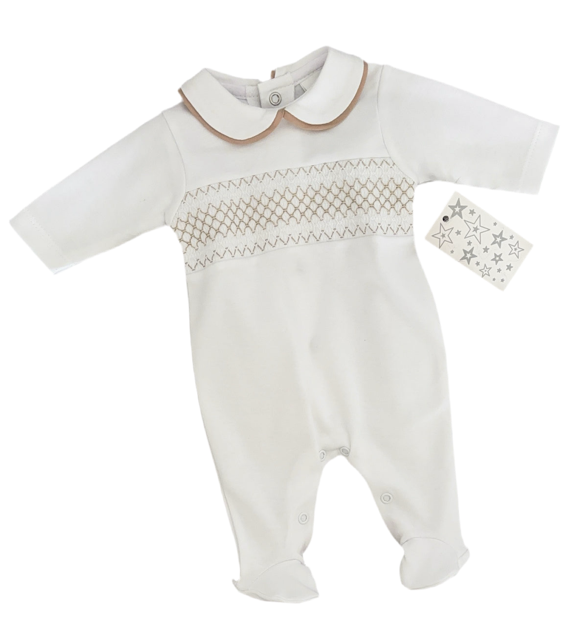 Baby boys smocked all in one