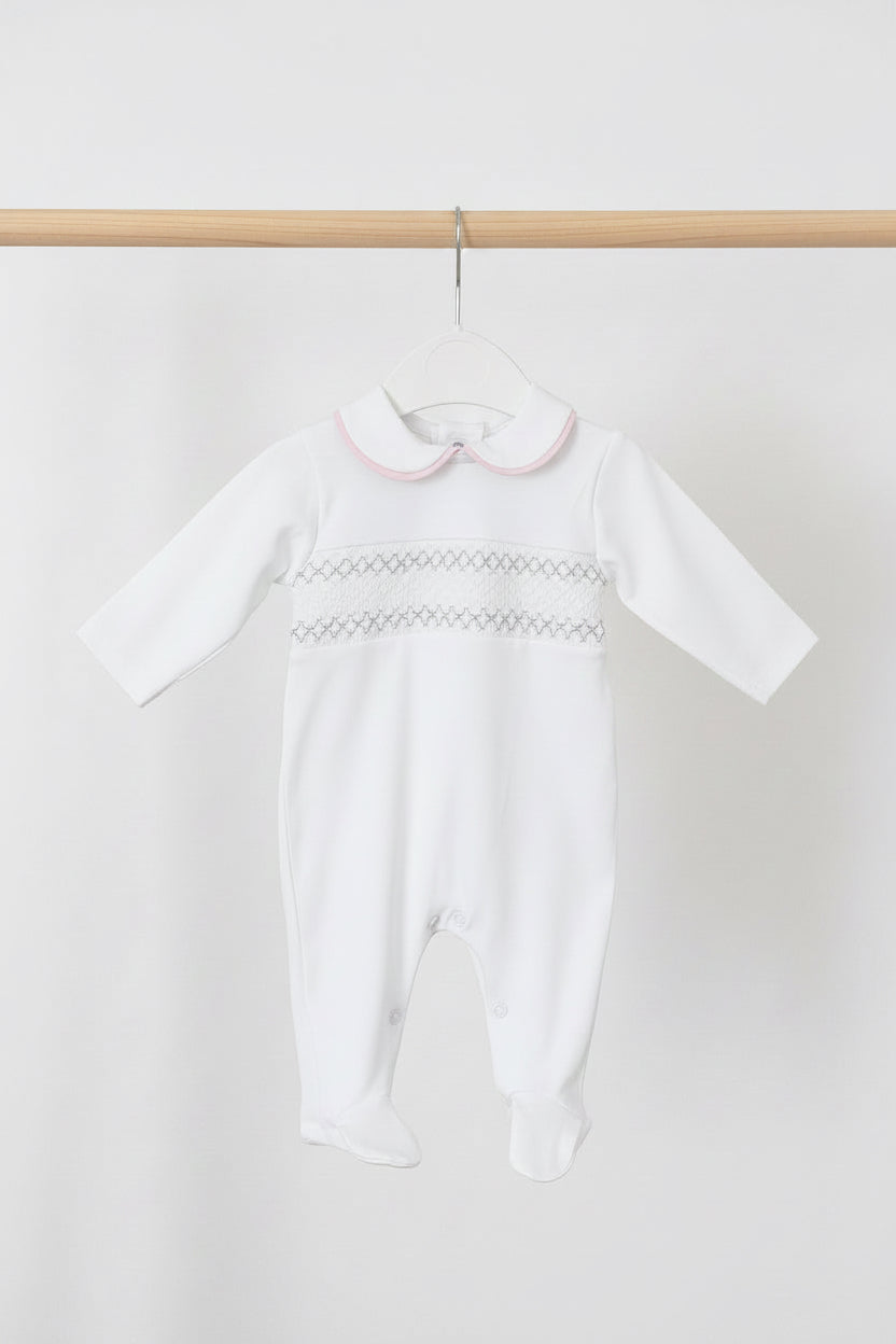 Baby girls smocked all in one