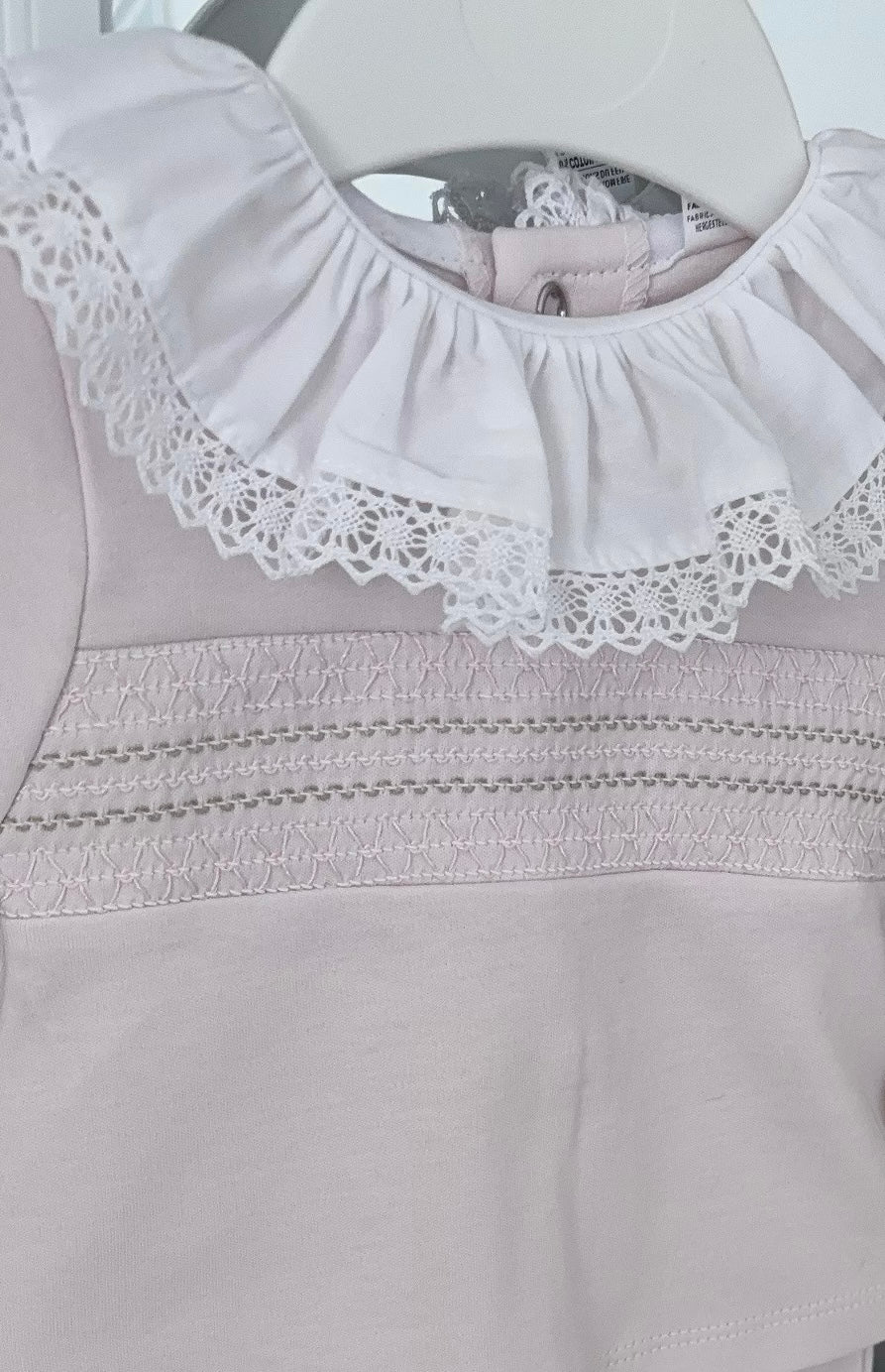 Baby girls smocked cotton set