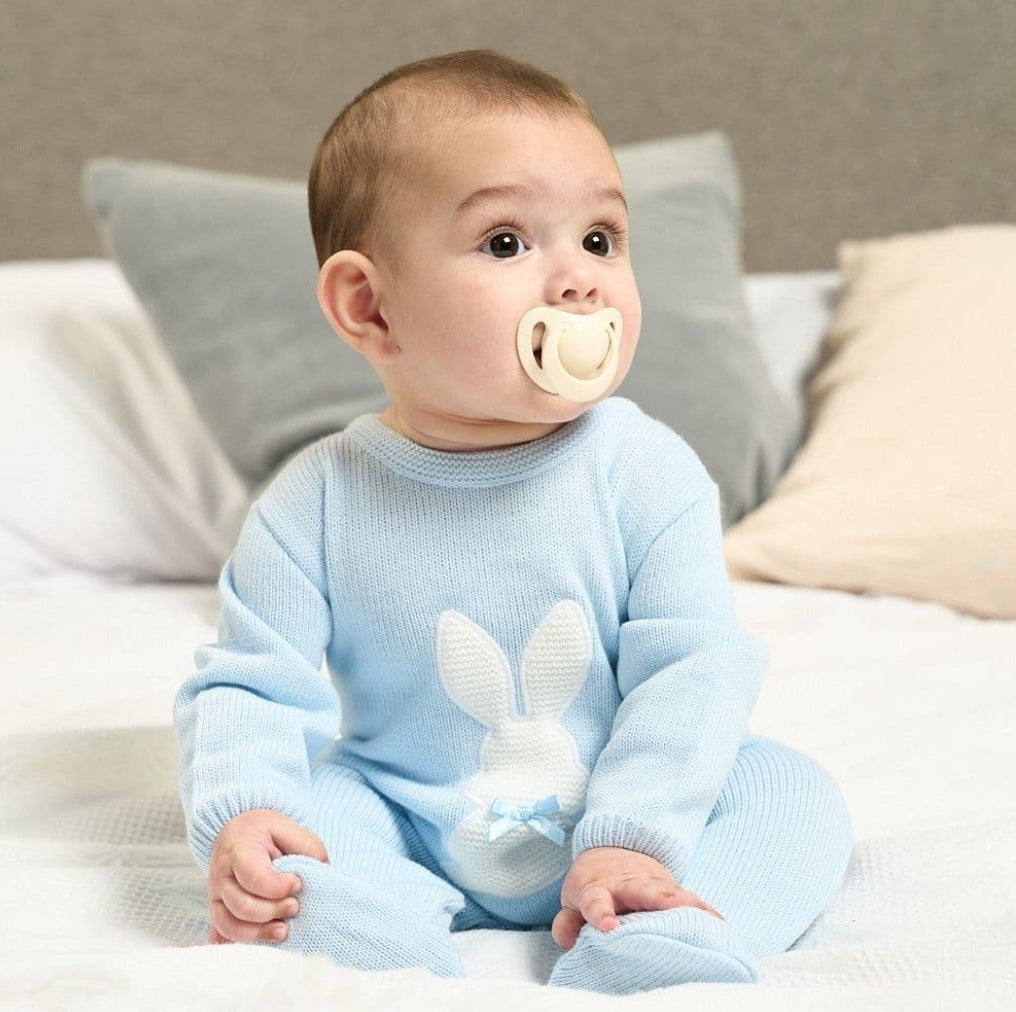 Baby boys knitted “Bunny” all in one