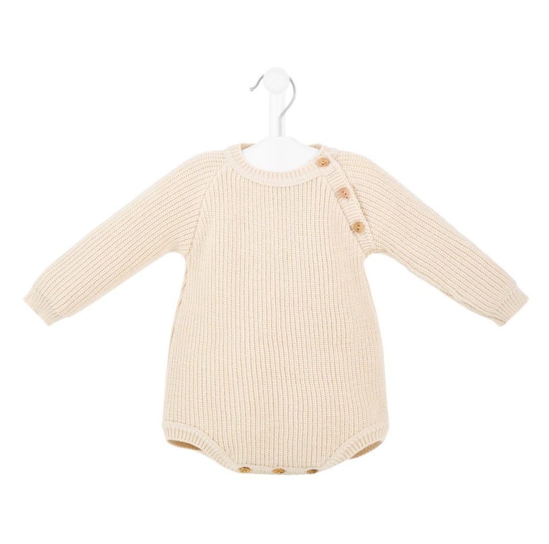 Unisex Dandelion knitted romper