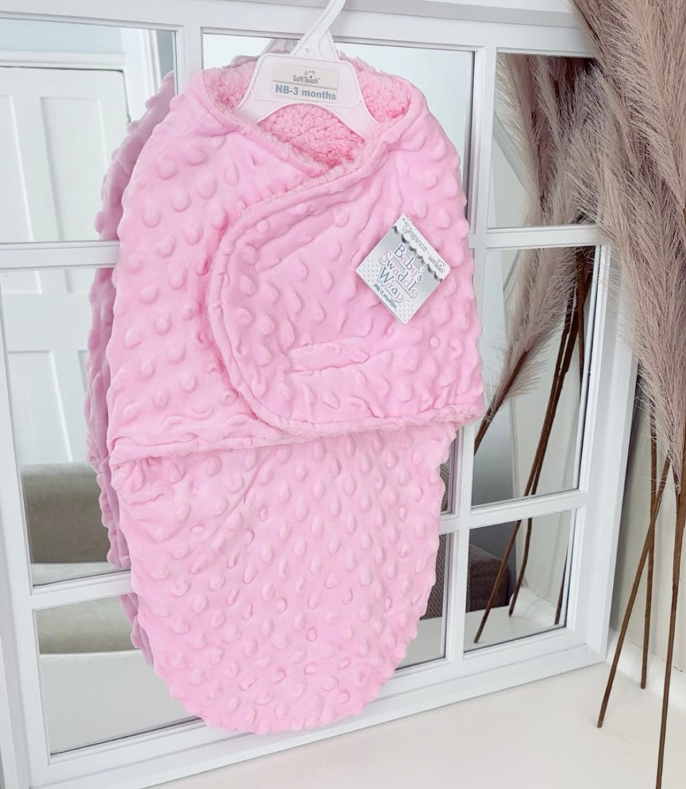 Soft Mink lined swaddle