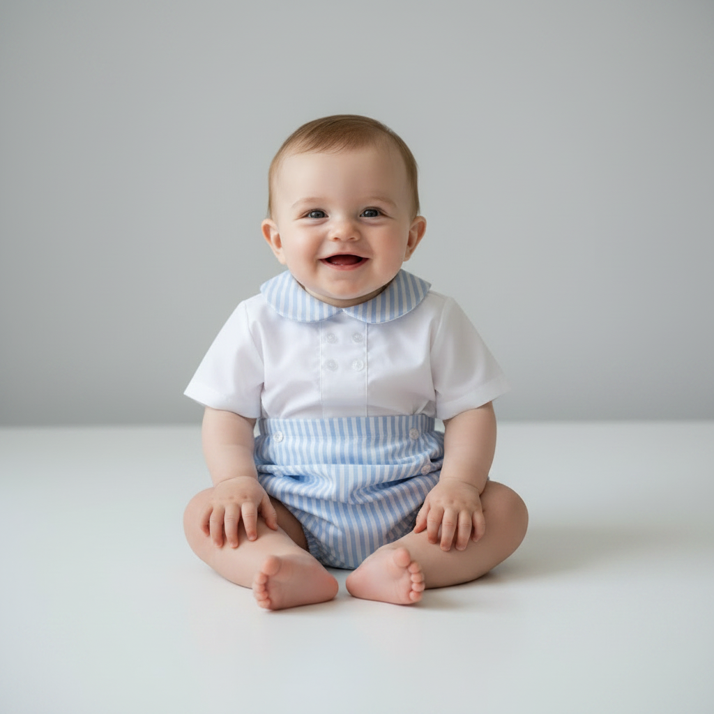 Baby boys stripe set