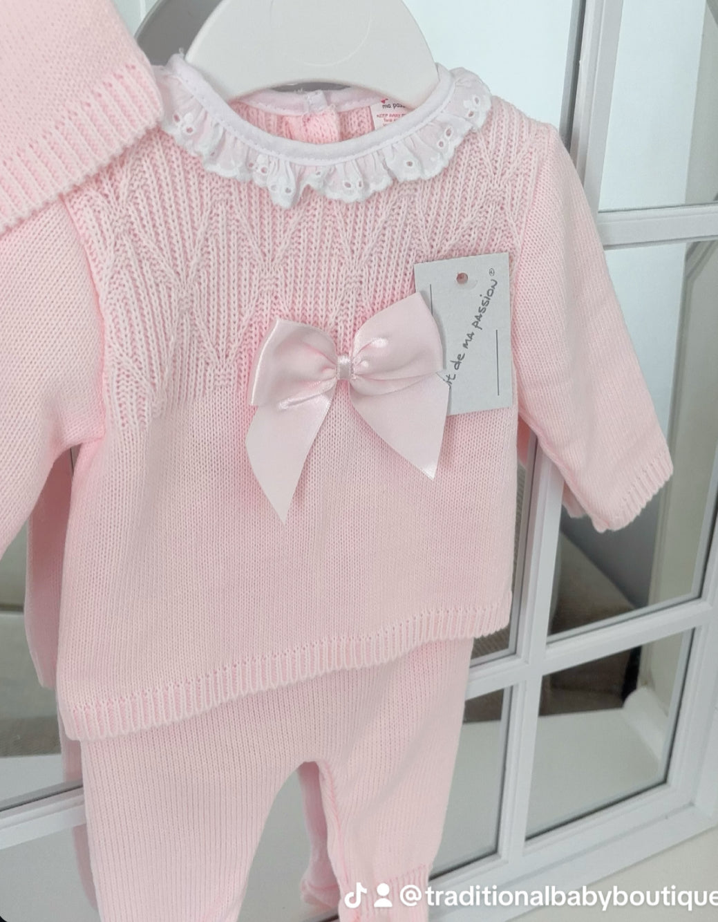Portuguese knitted set with hat - One size NB-3m