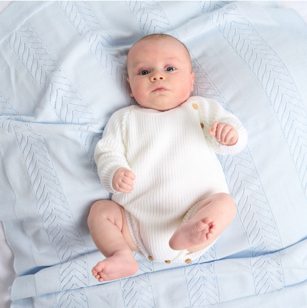 Unisex Dandelion knitted romper