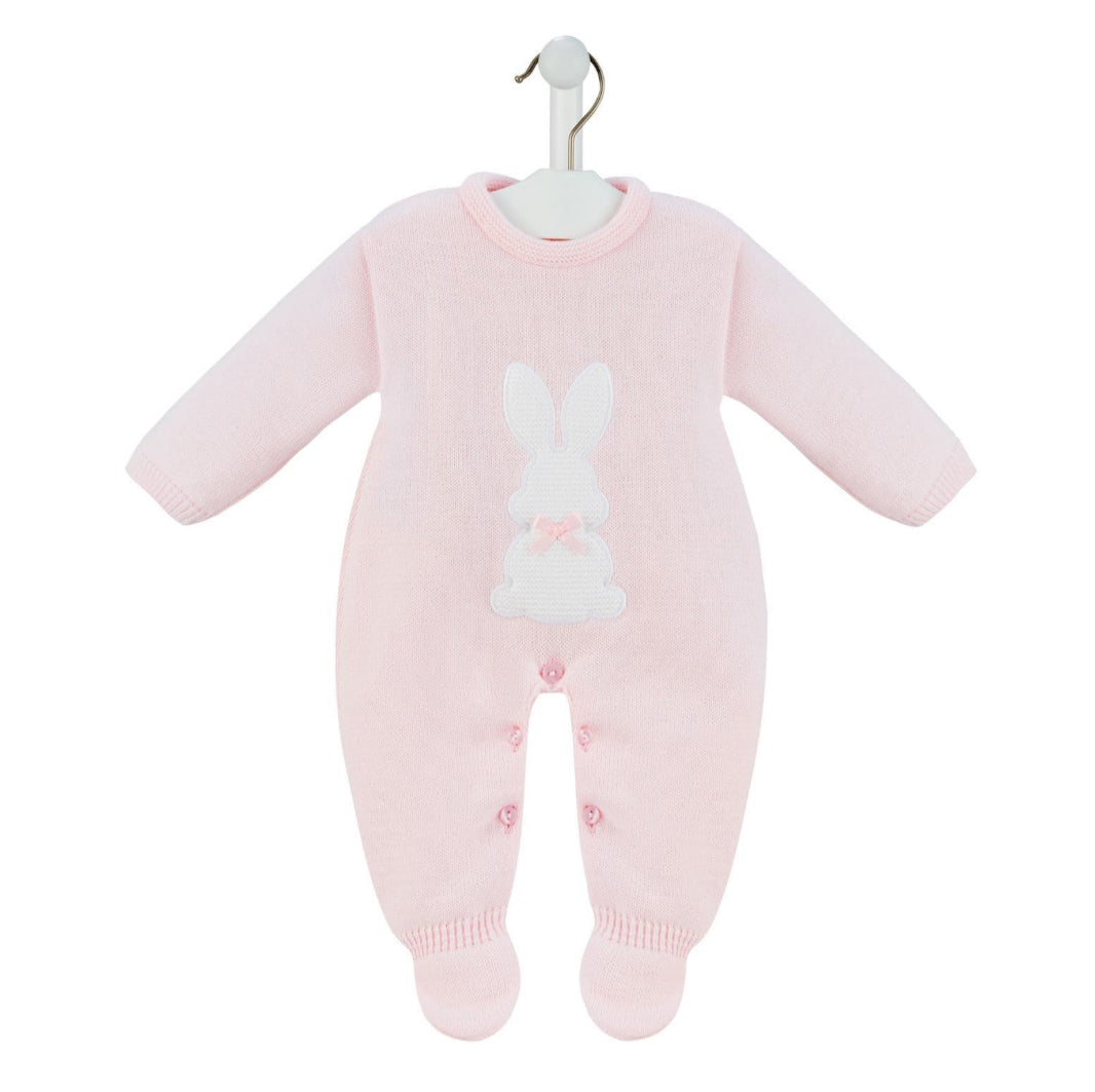 Baby girls knitted “Bunny” all in one