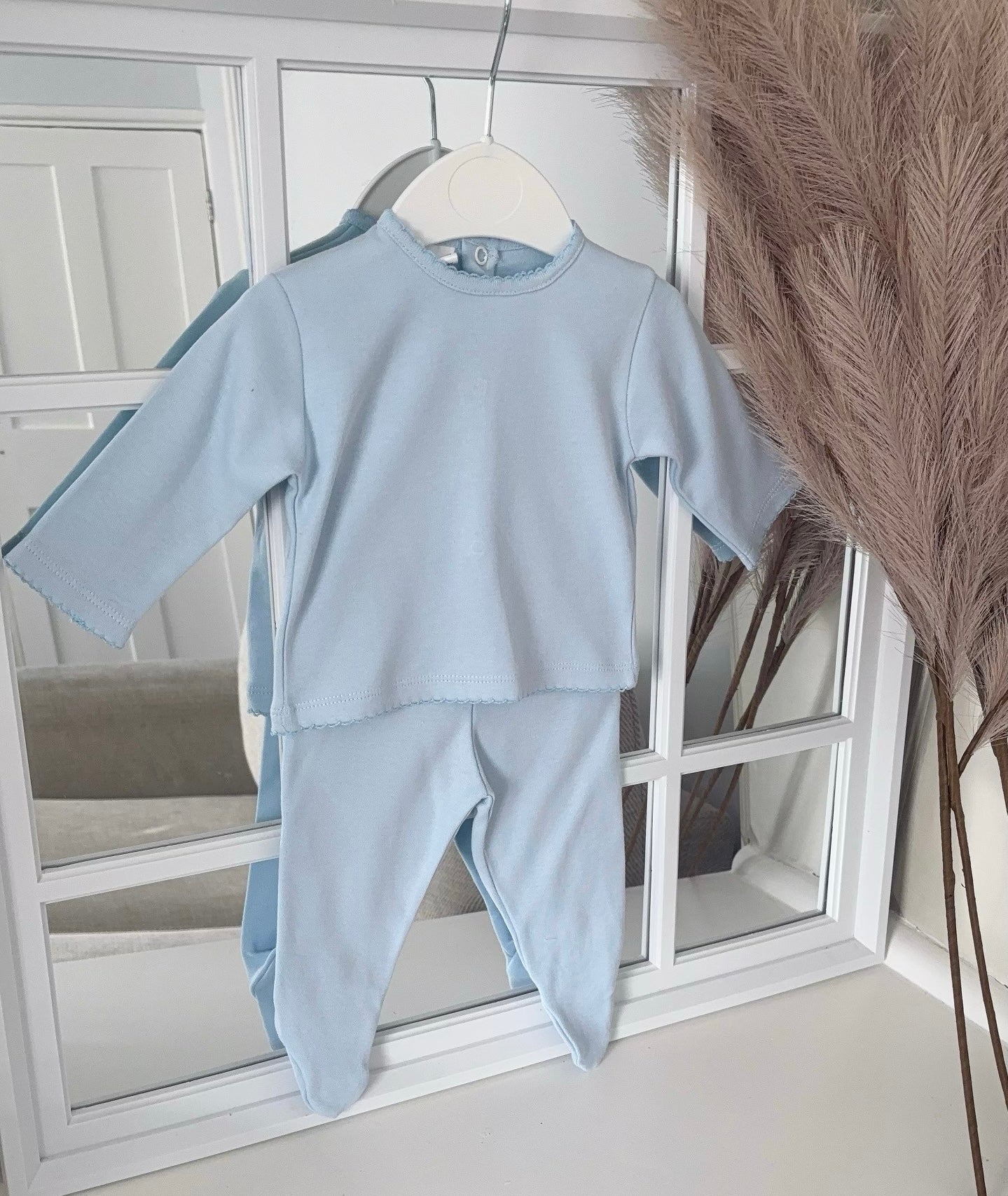 Baby boys stitched edge cotton set