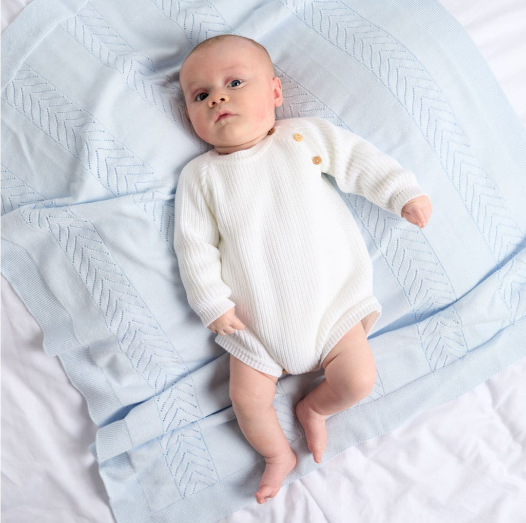 Unisex Dandelion knitted romper