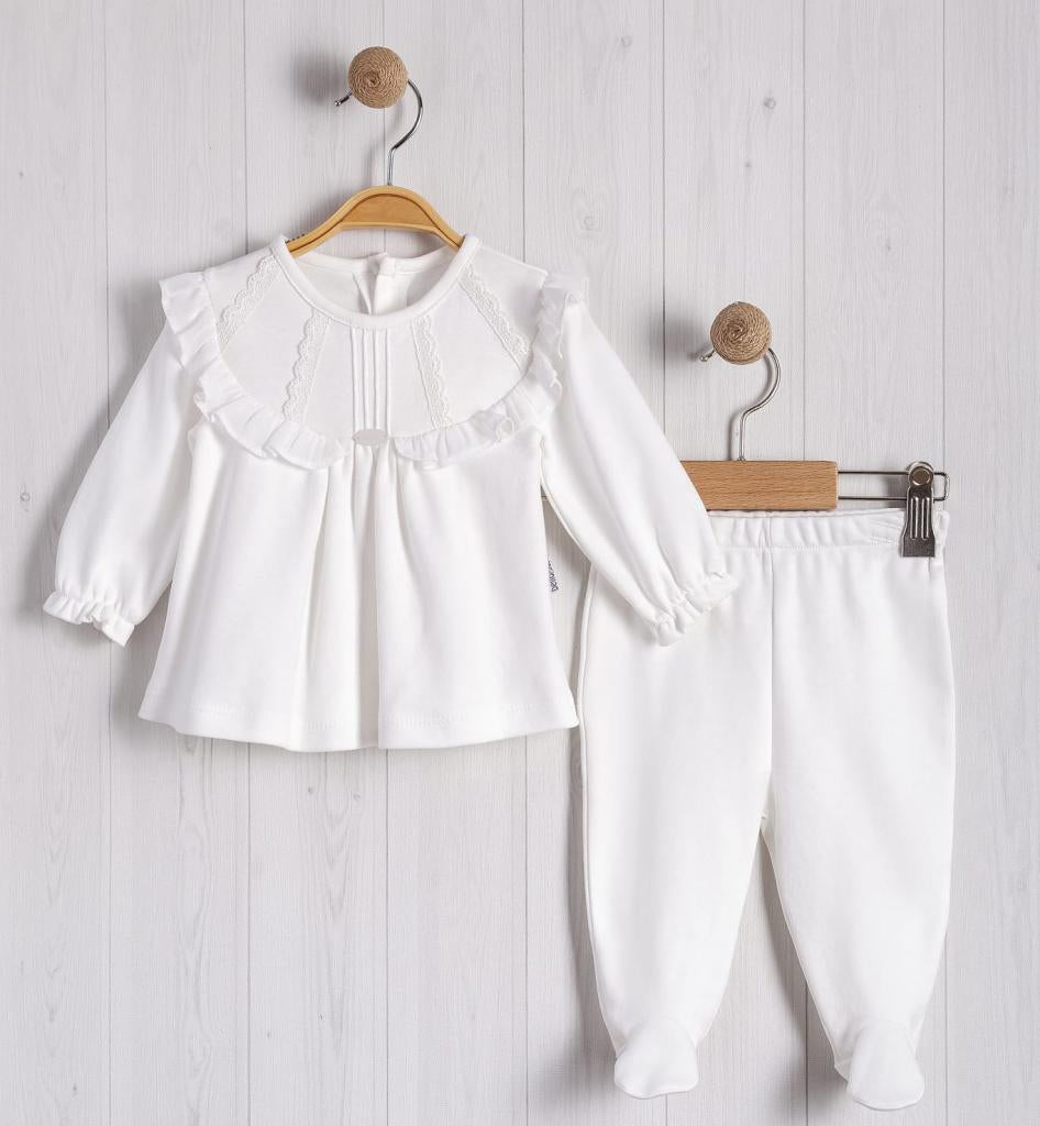 Baby girls Lace and Heart Two Piece