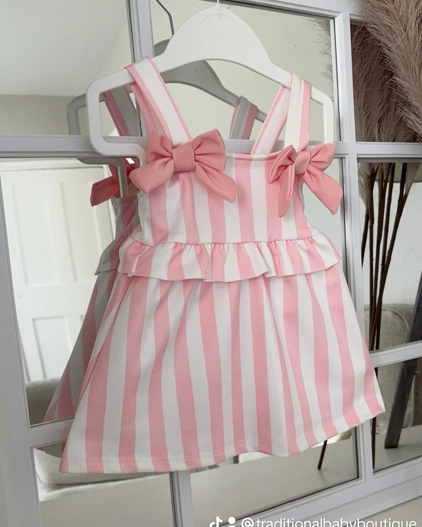 Baby girls striped dress