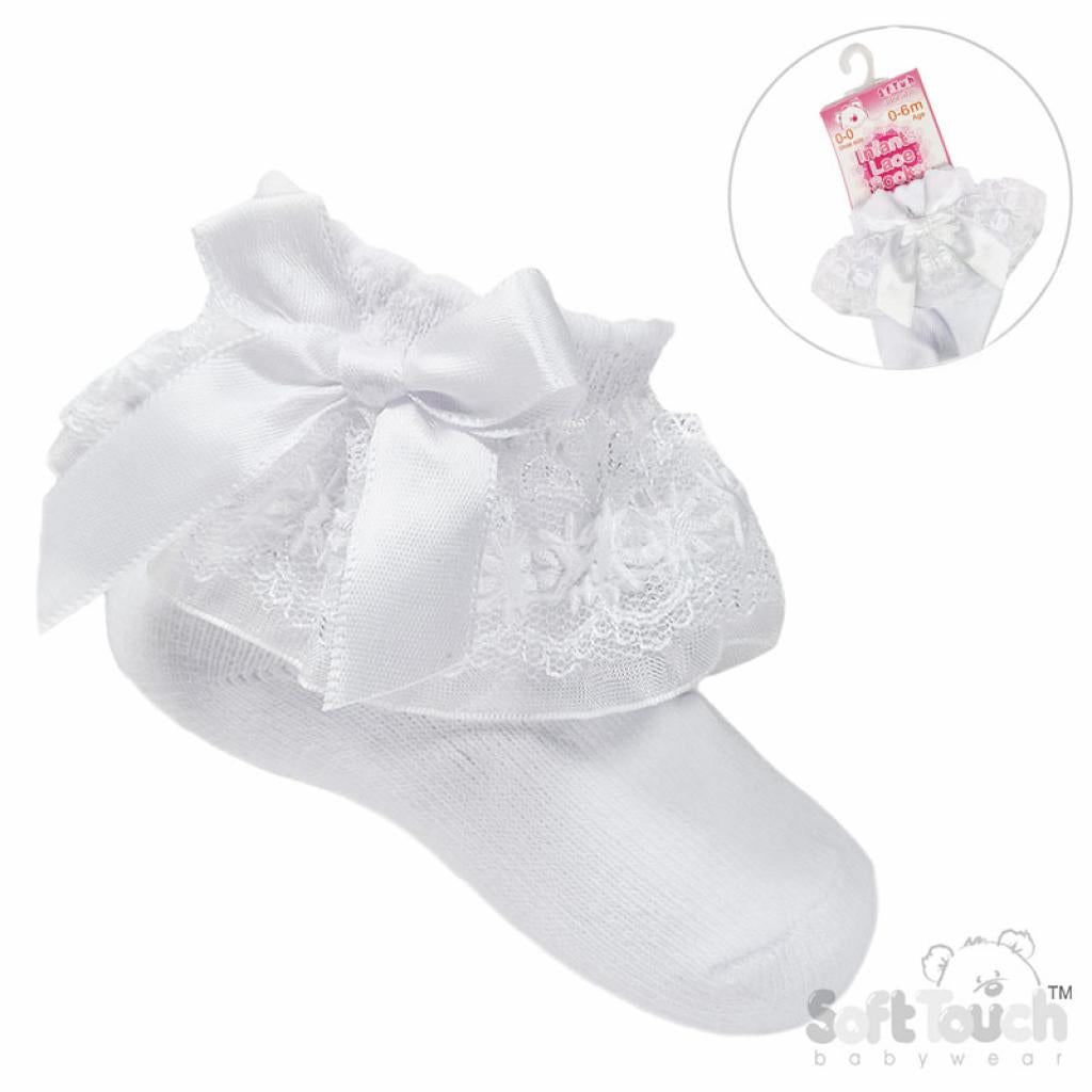 Baby girls Organza and Lace Sock