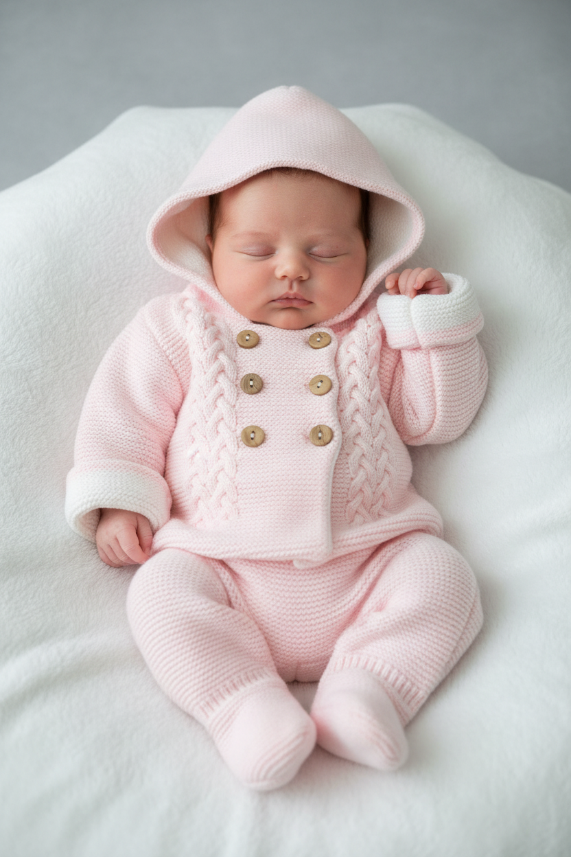 Luxury pram set with hood