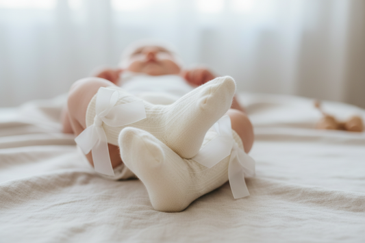 Pastel Yellow 3/4 length Socks