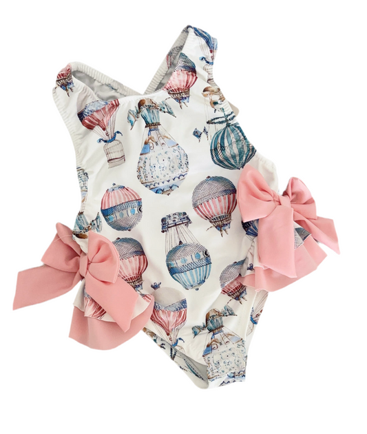 Baby girls Hot air balloon swimsuit