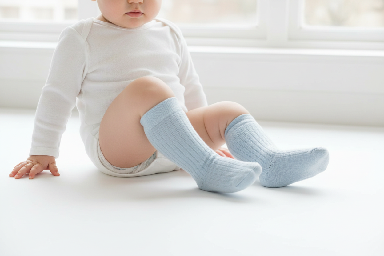 Classic ribbed 3/4 Length Socks
