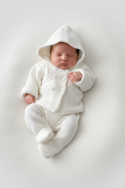 Luxury pram set with hood