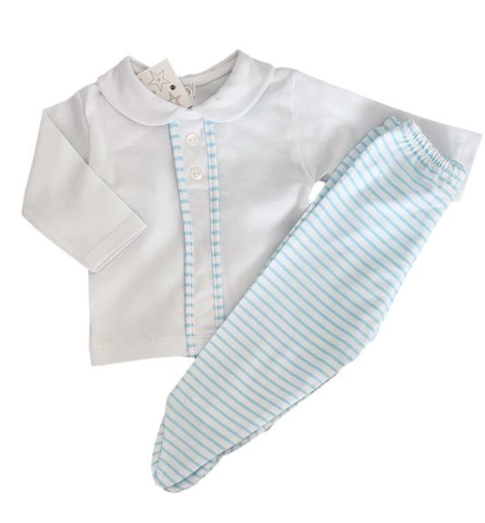 Baby boys stripe cotton set