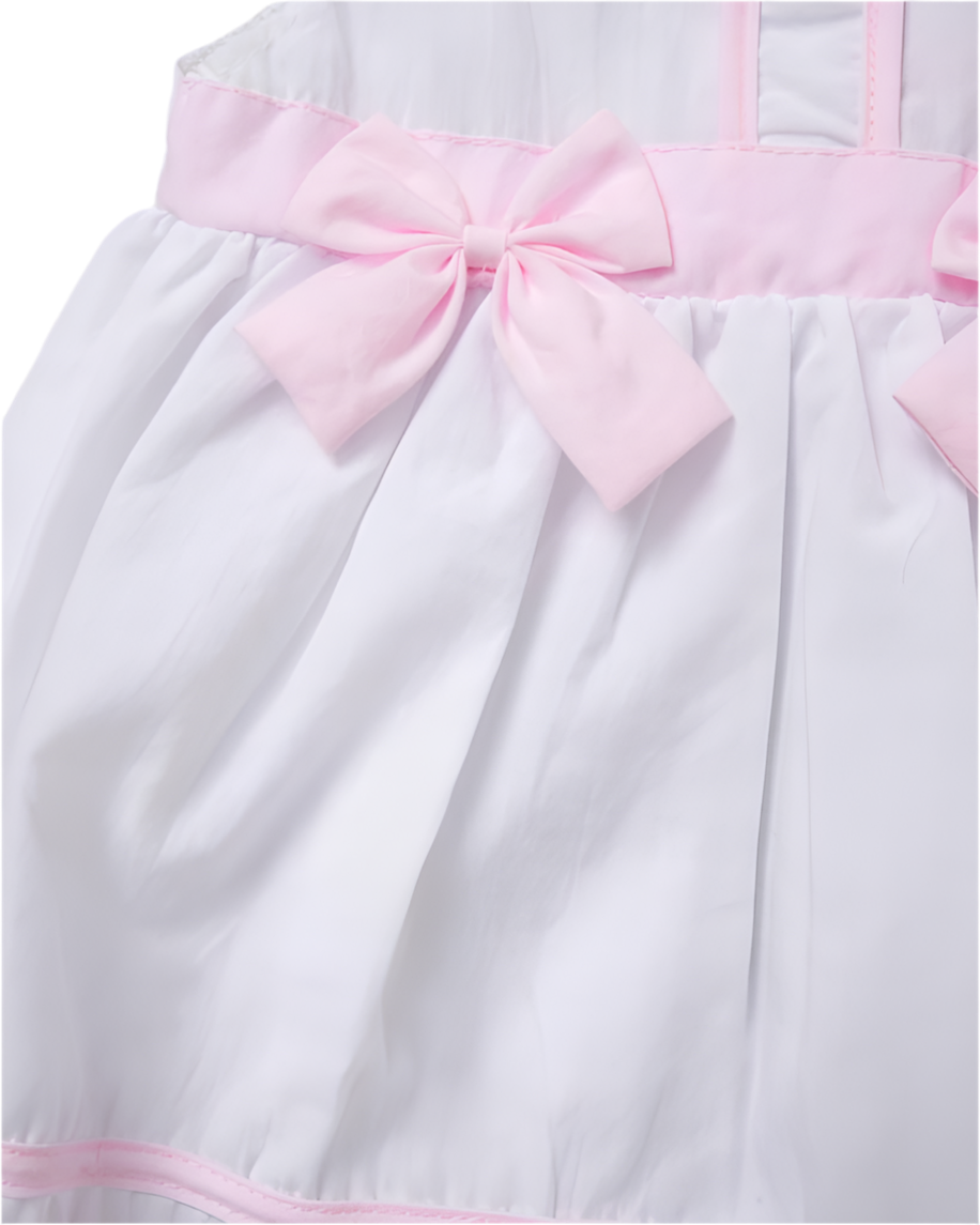 Baby girls “Bow” dress with knickers and headband