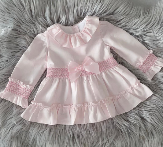 Baby girls smocked dress