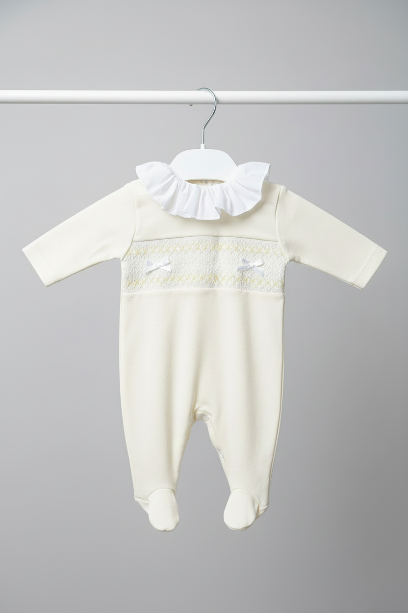 Baby girls smocked all in one