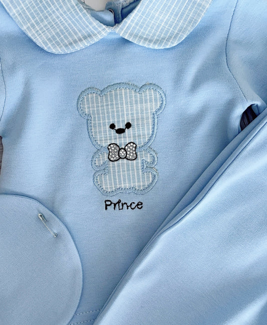 Baby boys Teddy three piece set