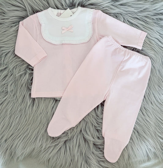 Baby girls bow cotton set