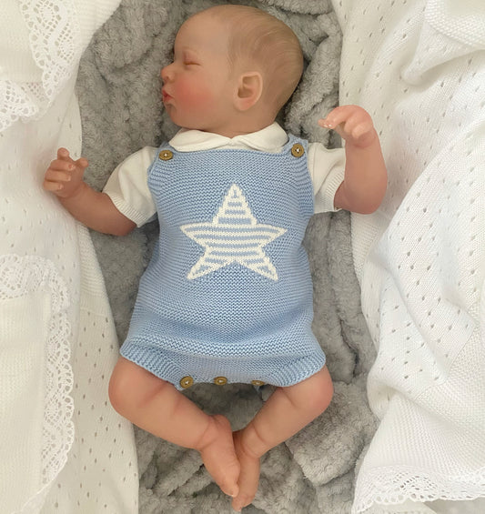 Baby boys “Star” Dungaree Set