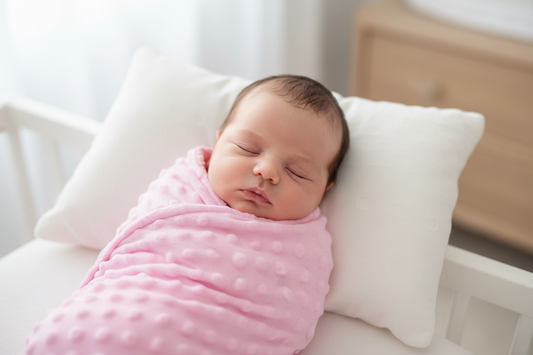 Soft Mink lined swaddle