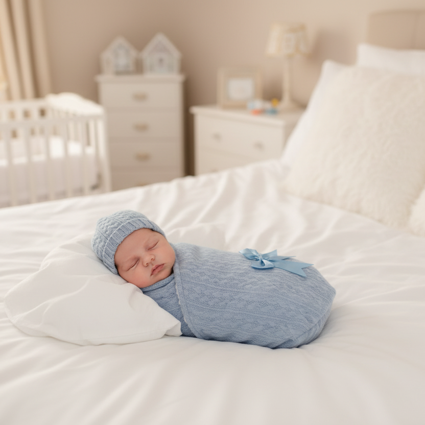 Cable swaddle with Sherpa lining
