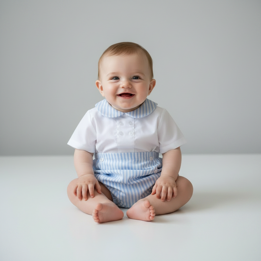 Baby boys stripe set