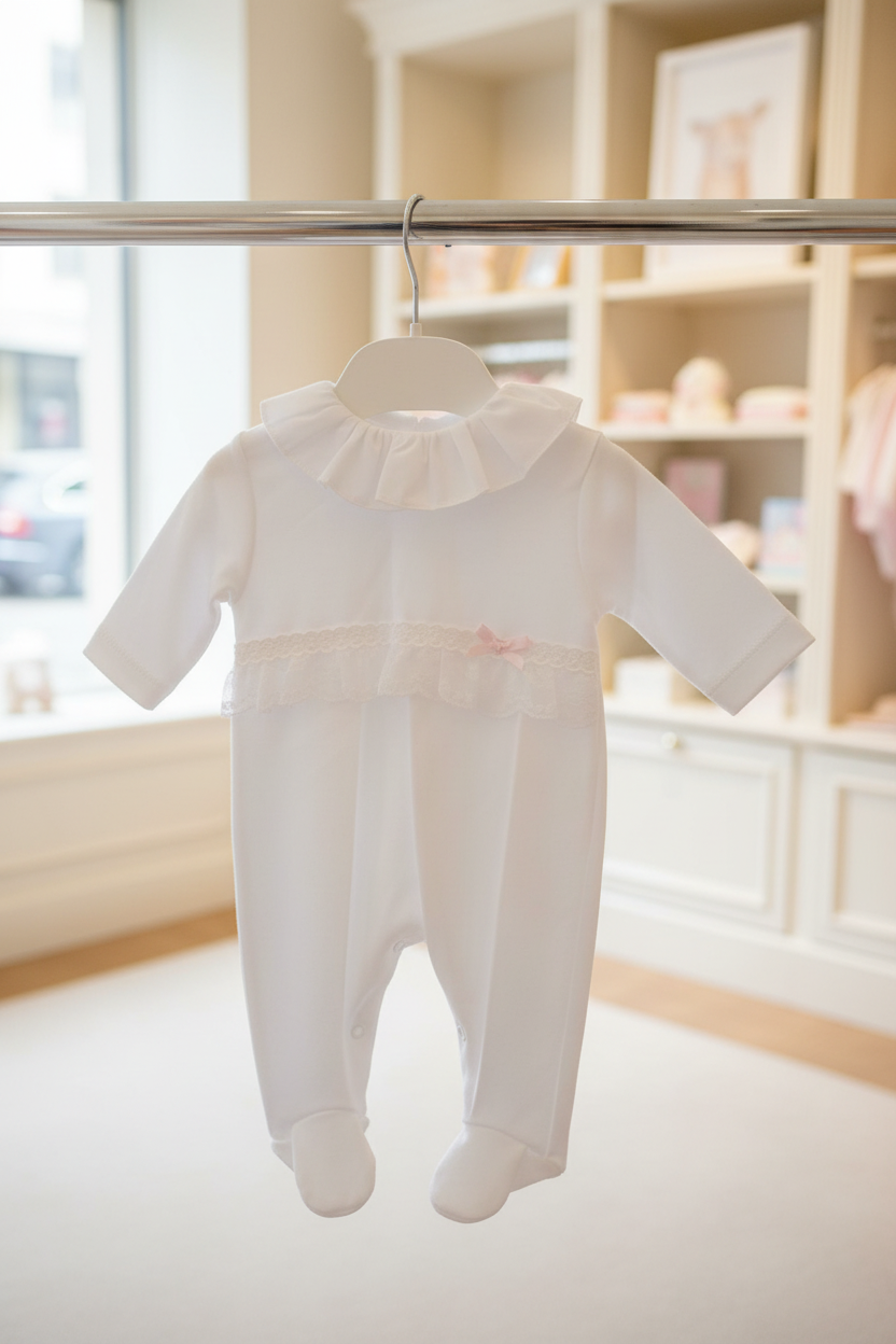 Baby girls lace all in one