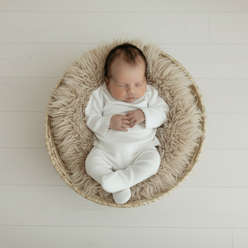 Unisex stitched edge cotton set