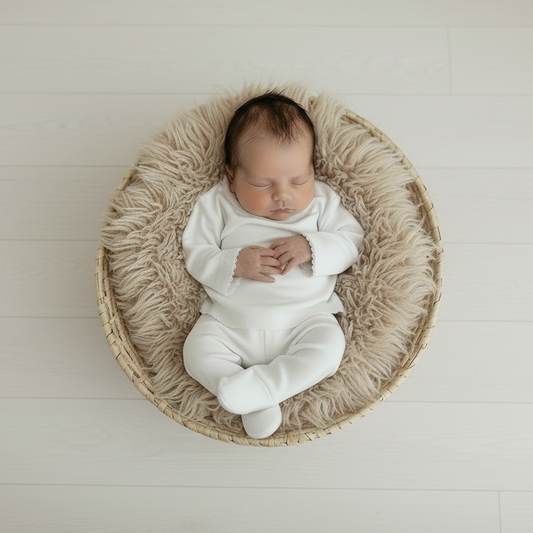 Unisex stitched edge cotton set