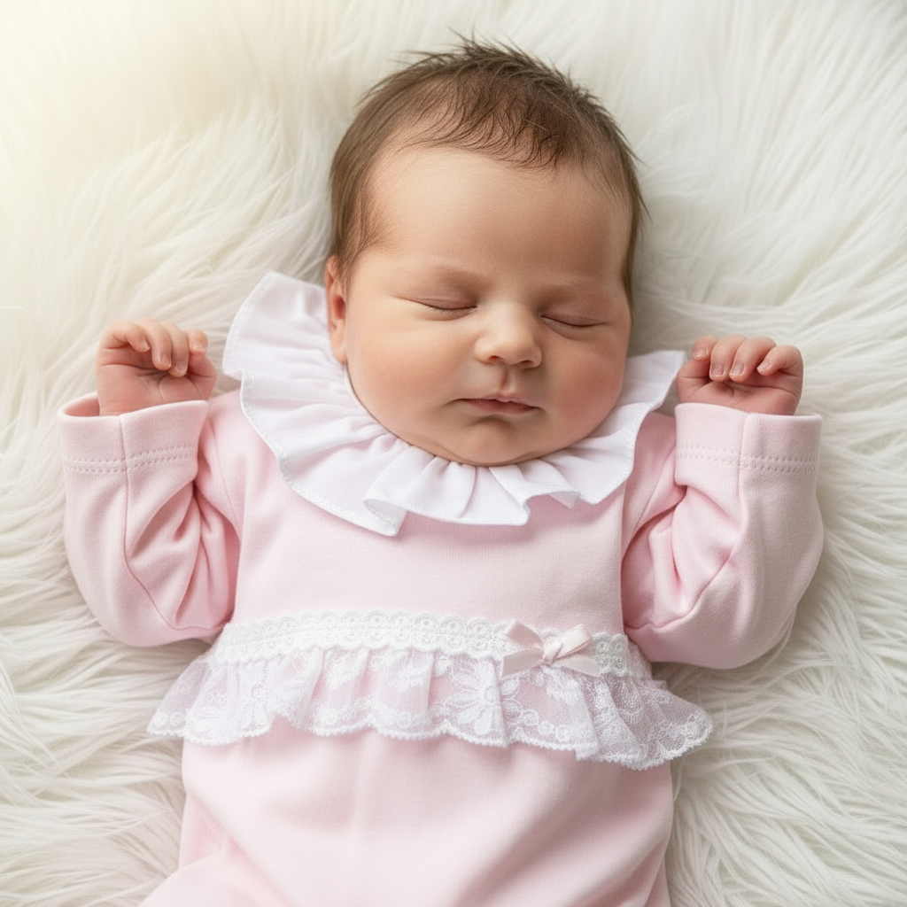 Baby girls lace  all in one