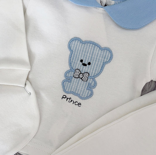 Baby boys Teddy three piece set