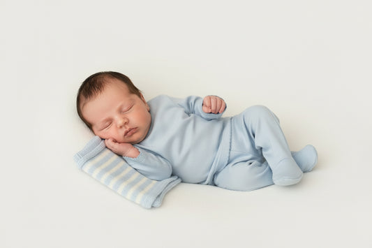 Baby boys stitched edge cotton set