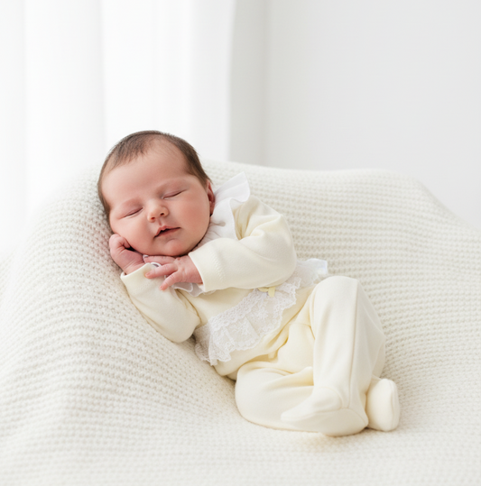 Baby girls lace all in one