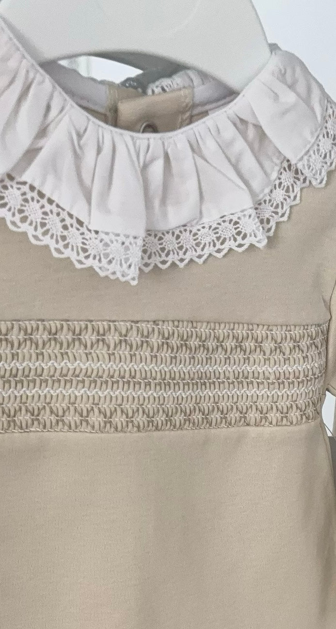 Baby girls smocked cotton set