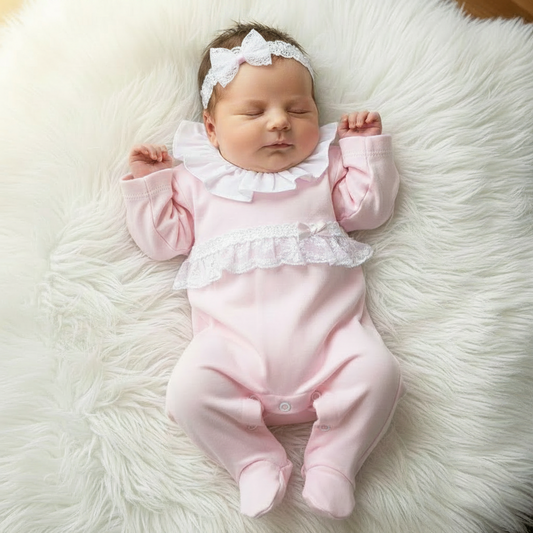 Baby girls lace  all in one