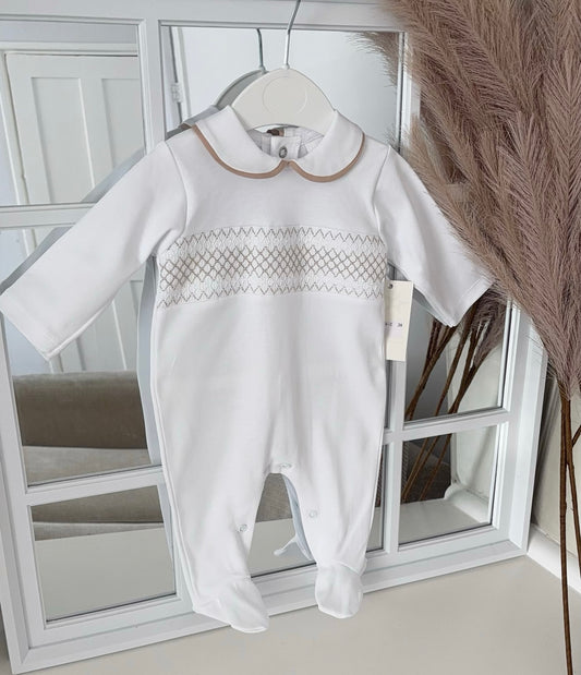 Baby boys smocked all in one