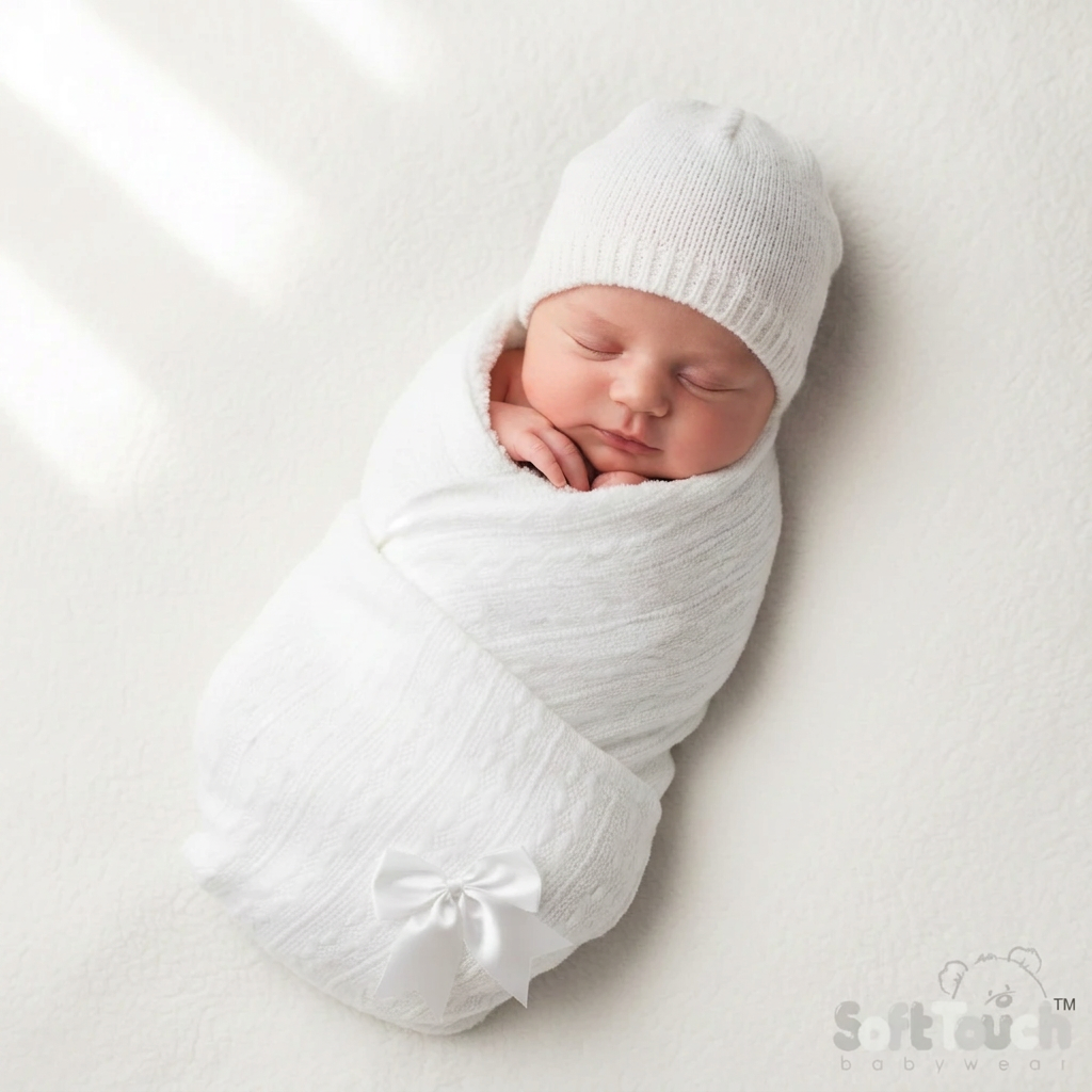Cable bow swaddle with Sherpa lining