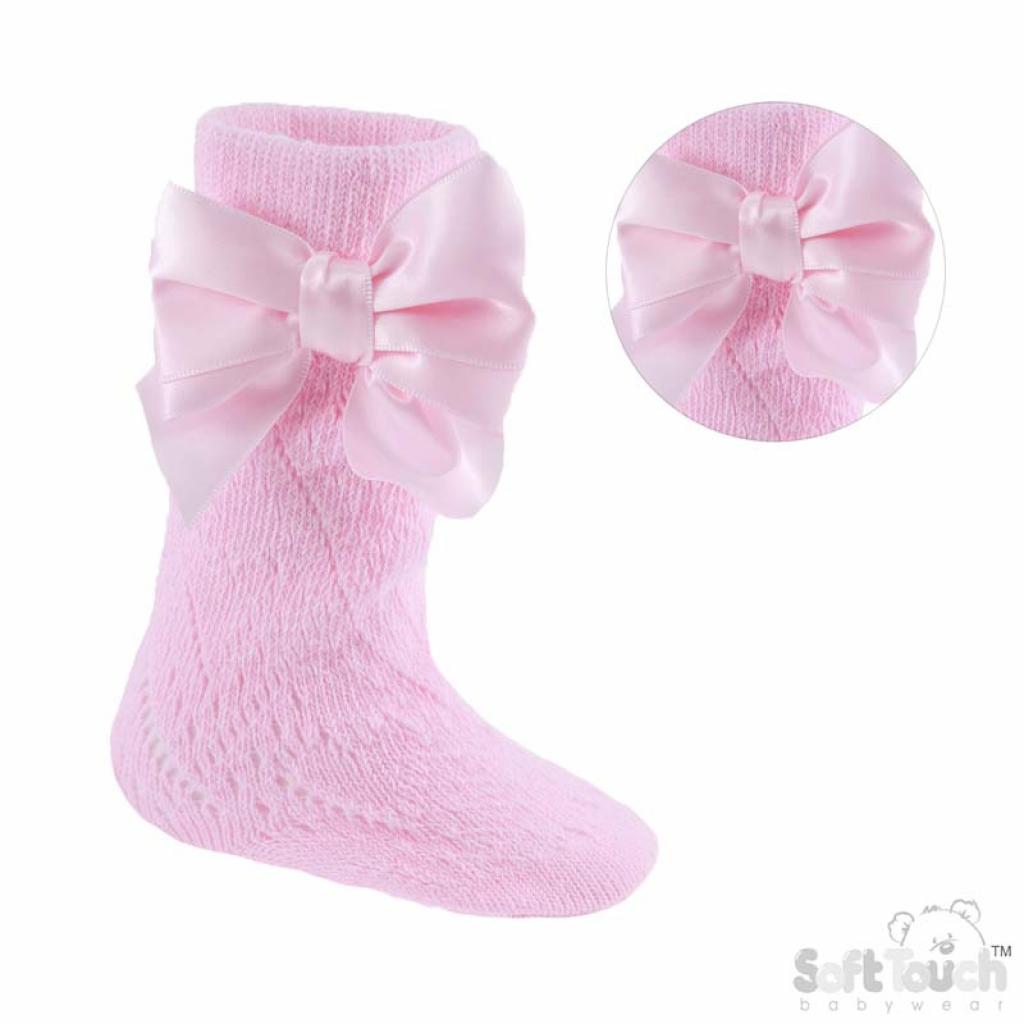 Pelerine Knee length sock with bow