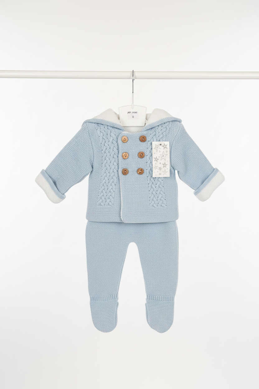 Luxury pram set with hood